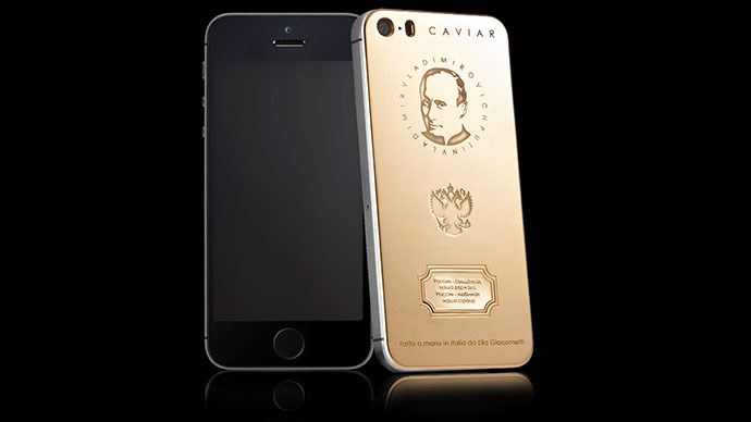 Ανάρπαστα τα χρυσά iPhones με τη μορφή του Πούτιν - Media