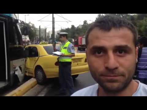 Τραμ παρέσυρε ταξί στο Σύνταγμα (Photos/Video) - Media