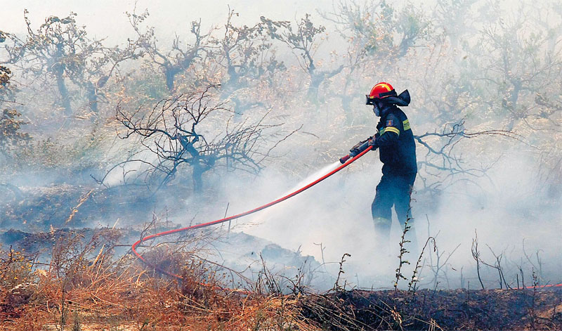 Σε εξέλιξη πυρκαγιές σε Ρόδο – Κρήτη - Media