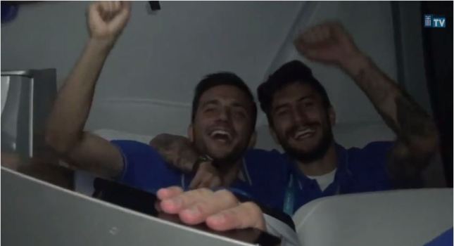 Οι πανηγυρισμοί των διεθνών μας (Video) - Media