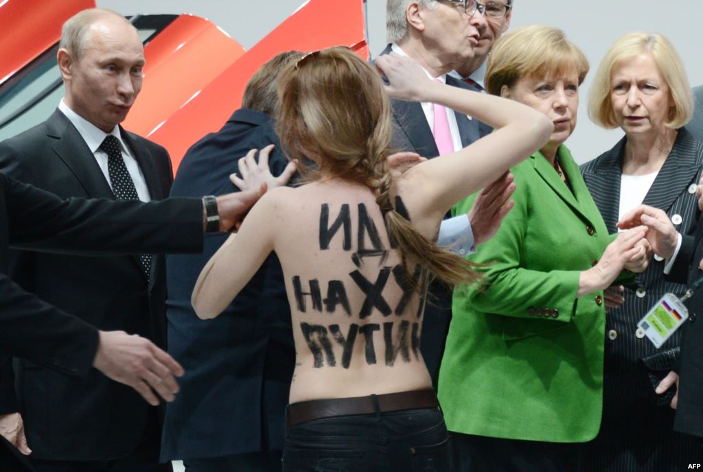 Femen: Τα είδε... όλα ο Πούτιν (Video) - Media