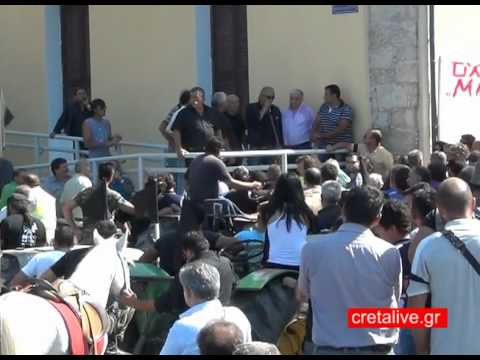 Επεισόδια μεταξύ αγροτών και αστυνομίας - Media