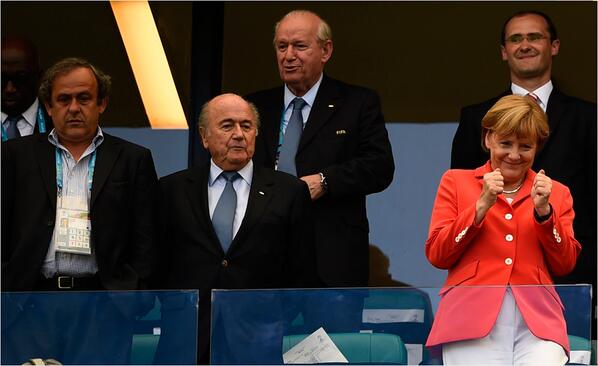 Η Μέρκελ πήγε Μουντιάλ και… πανηγύρισε  - Media