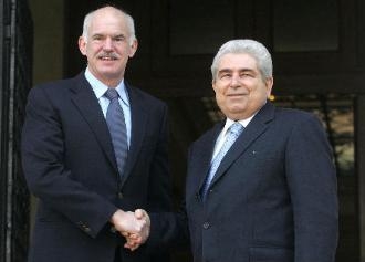 «Κοινά ενεργειακά συμφέροντα» στη συνάντηση Παπανδρέου – Χριστόφια - Media