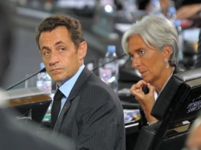 Ελλάδα και Ευρωζώνη στο επίκεντρο της συνάντησης Λαγκάρντ - Σαρκοζί - Media