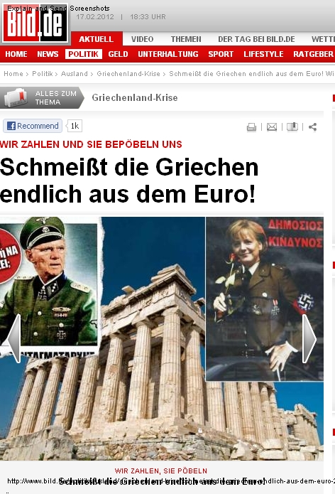 «Πετάξτε επιτέλους τους Έλληνες έξω από το ευρώ» - Media
