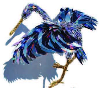 Γλυπτά από CD  - Media