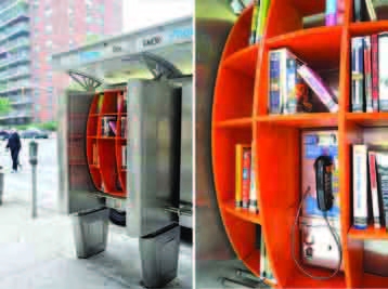 Τηλεφωνικοί θάλαμοι –βιβλιοθήκες - Media