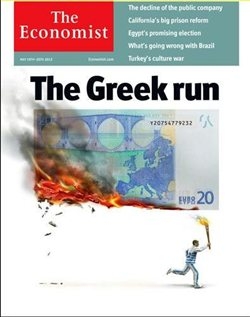 «Η ελληνική φυγή» πρωτοσέλιδο στο Economist - Media