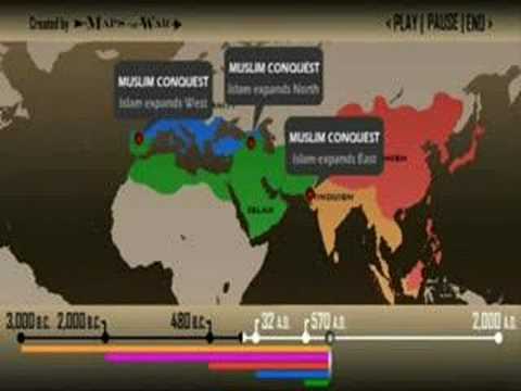 Η εμφάνιση και εξάπλωση των θρησκειών ανά τον κόσμο σε 2 λεπτά - Media