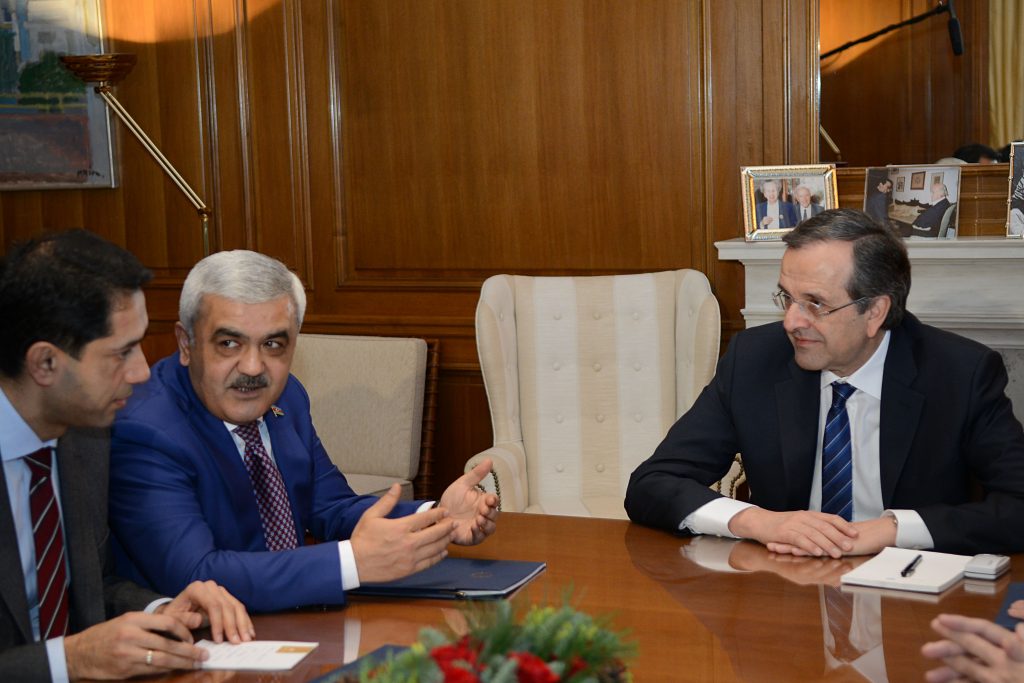 Με τον πρόεδρο της SOCAR συναντήθηκε ο Αν. Σαμαράς - Media