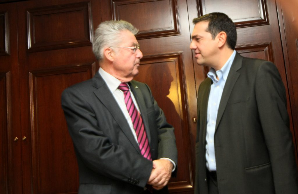Με τον πρόεδρο της Αυστρίας συναντήθηκε ο Αλέξης Τσίπρας - Media