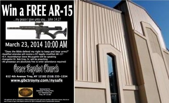 Εκκλησία κληρώνει… τουφέκι στους πιστούς της! - Media