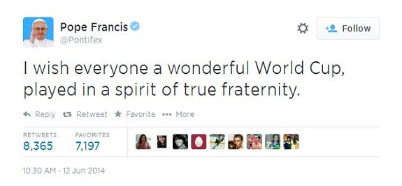 Η ευχή του Πάπα για το Μουντιάλ - Media