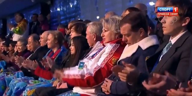Χειμερινοί Ολυμπιακοί: O Ρώσος πρωθυπουργός κοιμάται κατά την τελετή έναρξης! ( Video) - Media
