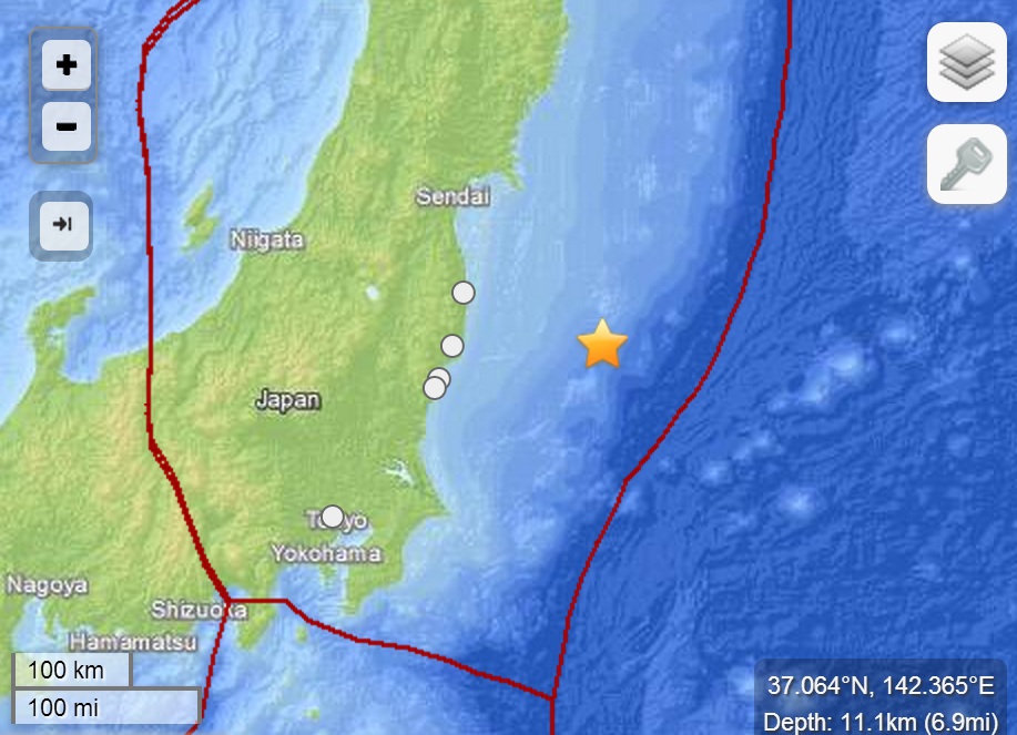 Σεισμός 6,8 Ρίχτερ στην Ιαπωνία - Media