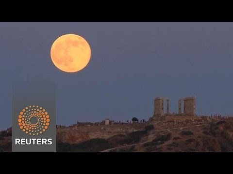 Το γύρο του κόσμου κάνει η πανσέληνος του Σουνίου μέσω του Reuters (Video) - Media