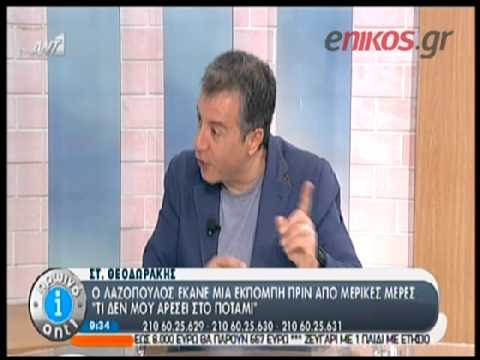 Δεν είμαστε ούτε με το αριστερό, ούτε με το δεξί λάθος, λέει ο Σ.Θεοδωράκης(Video) - Media