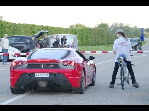 Κόντρα ποδηλάτου με Ferrari – Θα εκπλαγείτε από το αποτέλεσμα (Video) - Media