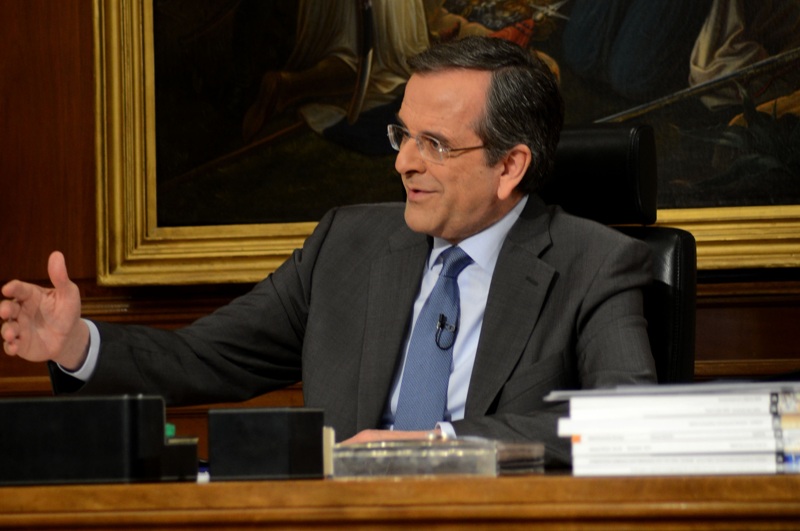 Ο κόσμος έχει καταλάβει ότι βγαίνουμε από την κρίση δηλώνει ο Σαμαράς - Media