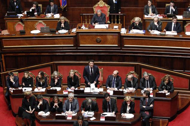 Ιταλία: Ψήφο εμπιστοσύνης έδωσε η γερουσία στην κυβέρνηση Ρέντσι - Media