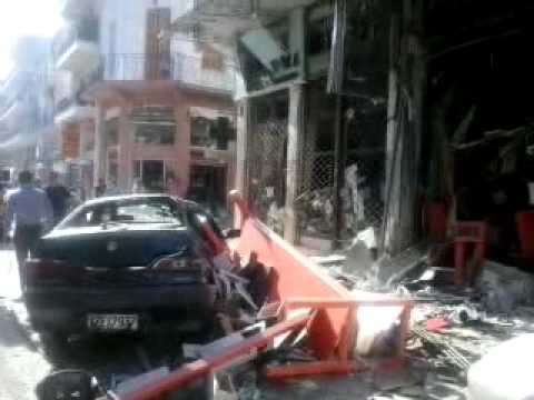 Έκρηξη στο κέντρο της Καλαμάτας - Media