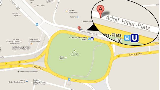 Πλατεία Αδόλφου Χίτλερ «ανακάλυψε» η Google στο Βερολίνο - Media