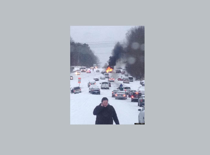 Απίστευτη φωτό από τον χιονιά στις ΗΠΑ - Media