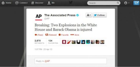 Χάκερ εισέβαλαν στο Associated Press με δήθεν είδηση για βόμβες στο Λευκό Οίκο - Media