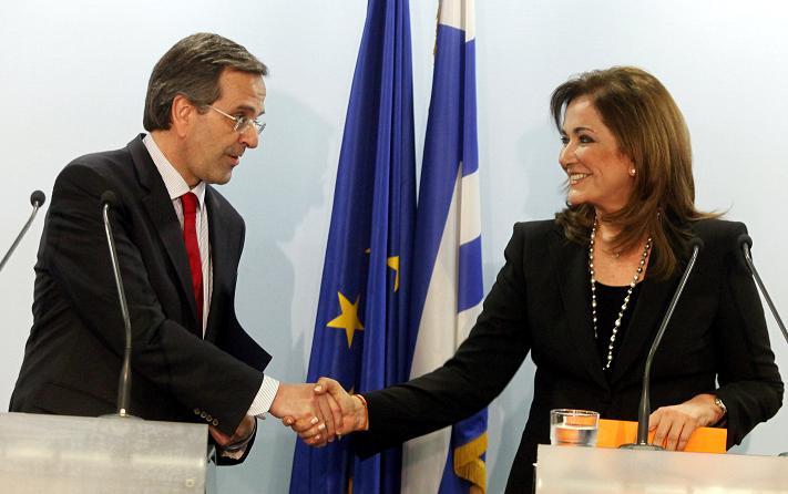 Μυστική συνάντηση Σαμαρά-Μπακογιάννη! - Media
