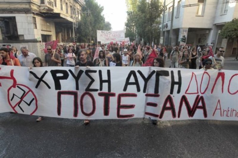 Μαρούσι: Αντιφασιστική πορεία έξω απ’ τα γραφεία της Χρυσής Αυγής - Media