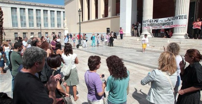 Στήνουν κάλπη στο Καποδιστριακό για να «σπάσουν» την απεργία!   - Media