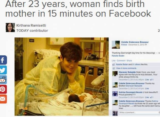 Μετά από 25 χρόνια, βρήκε τη μητέρα της στο facebook - Media