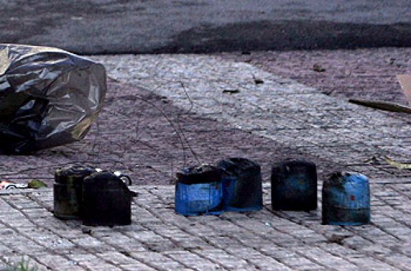Εμπρηστική επίθεση σε υποκατάστημα του Ταχ. Ταμιευτηρίου στην Αλεξάνδρας	 - Media