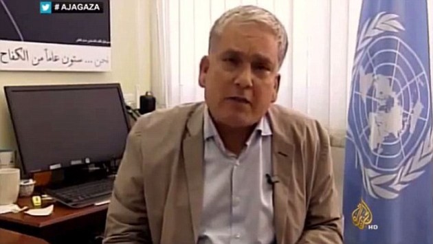 Ο εκπρόσωπος του ΟΗΕ καταρρέει on camera για την σφαγή των αμάχων στην Γάζα (Video) - Media