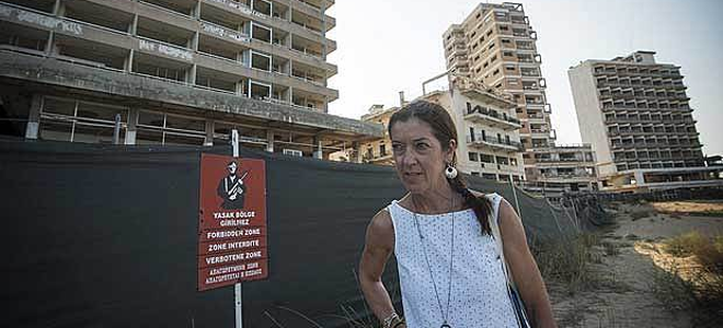 Η Βικτόρια Χίσλοπ επισκέφτηκε την «πόλη-φάντασμα» της Κύπρου - Media