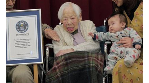 Η γηραιότερη γυναίκα στον κόσμο - Media