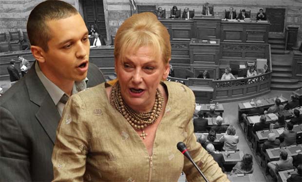 Η Φωτεινή «στολίζει» τον Κασιδιάρη - Media