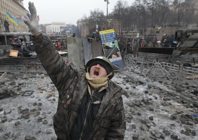 Ένας νεκρός διαδηλωτής στο Κίεβο - Media