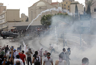 Ένταση και επεισόδια στο Λίβανο - Media