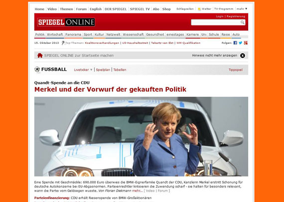 Σκάνδαλο με «δωρεά» της BMW στο κόμμα της Μέρκελ με φόντο το περιβάλλον - Media