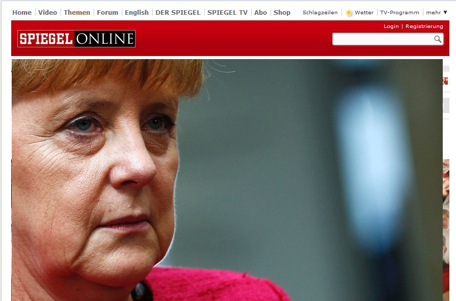 Spiegel:  Η Μέρκελ λέει ψέματα - Media