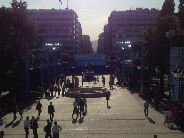 «Οχυρωμένο» το Σύνταγμα για τη συγκέντρωση της ΝΔ (Photos) - Media