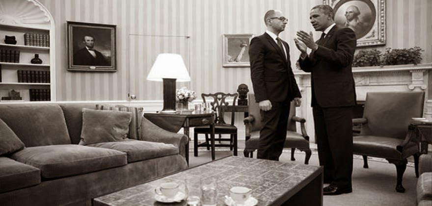 Απέκλεισαν Ρώσους δημοσιογράφους από τη συνέντευξη Τύπου Ομπάμα-Γιατσενιούκ - Media