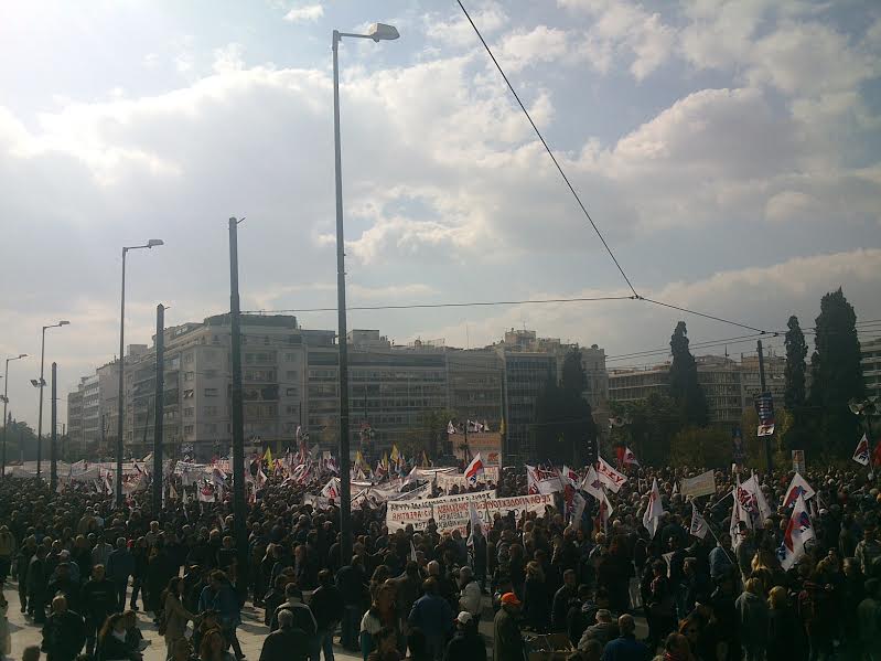 Συλλαλητήριο του ΠΑΜΕ κατά της κυβερνητικής πολιτικής - Media