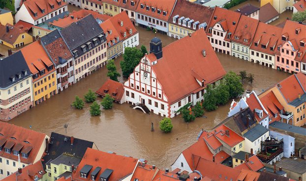 Οι πλημμύρες απειλούν την Ευρώπη - Media