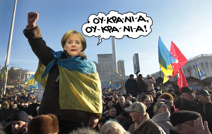 Πολιτική λύση για την Ουκρανία προτείνει η Μέρκελ - Media