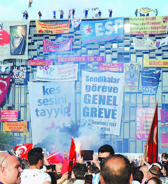 Η Τόσκα στο πάρκο Γκεζί - Media