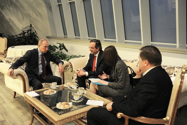 Συνάντηση Σαμαρά – Πούτιν στις Βρυξέλλες - Media