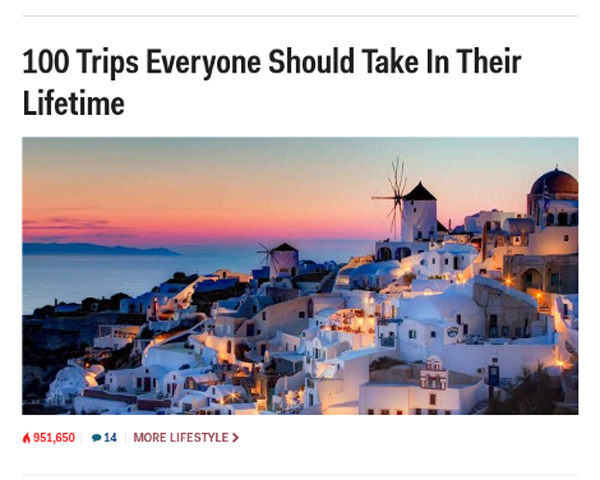 Στους 100 καλύτερους ταξιδιωτικούς προορισμούς η Σαντορίνη - Media